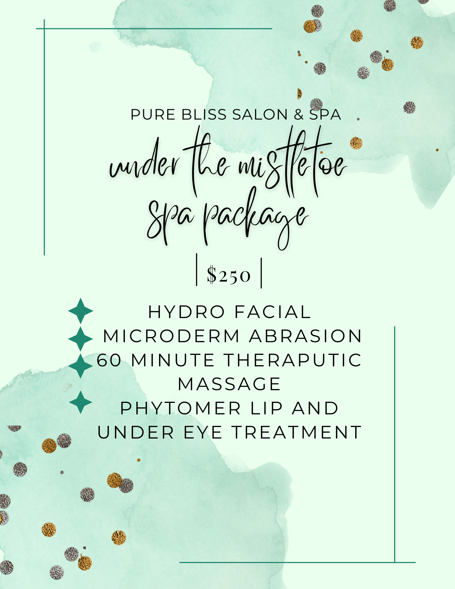 Holiday Specials - Pure Bliss Salon & Spa - Holiday Specials 2023